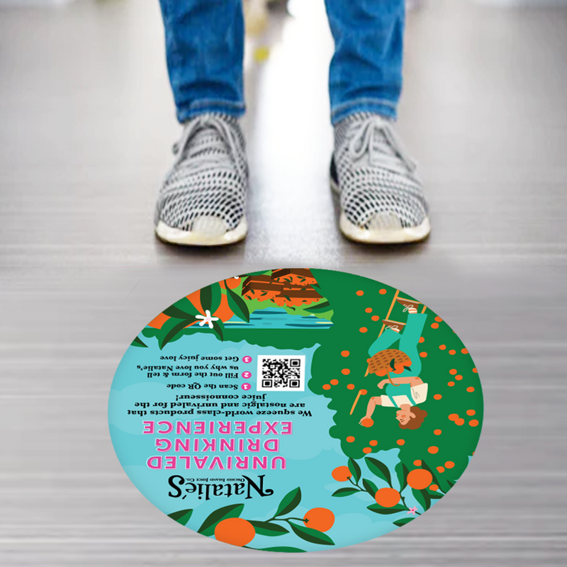 12"x12" Floor Stomp Sticker